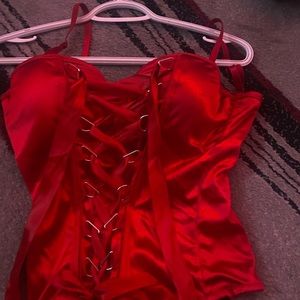 Red Corset Top!